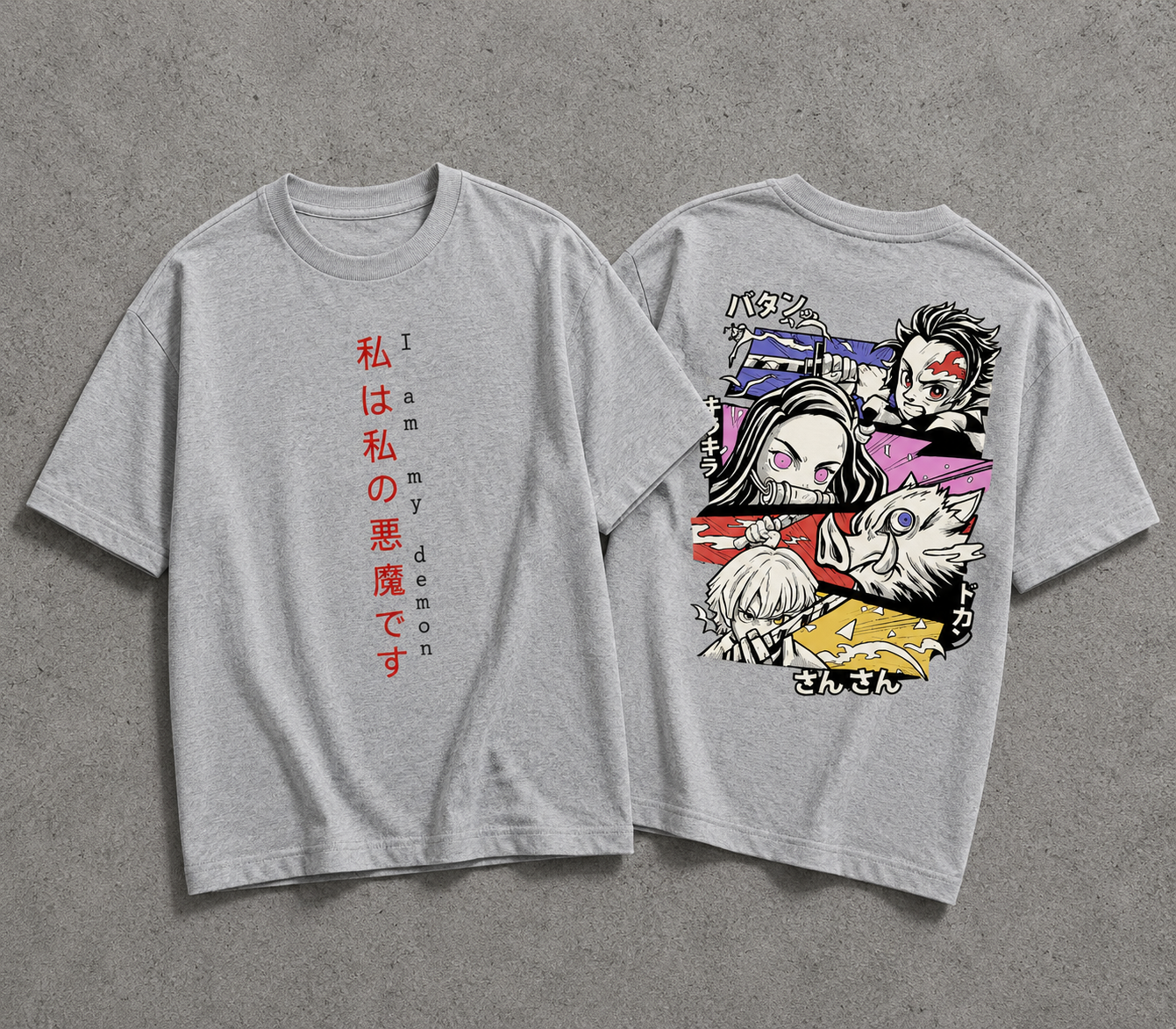 Demon Slayer "I Am My Demon" Oversized Tee