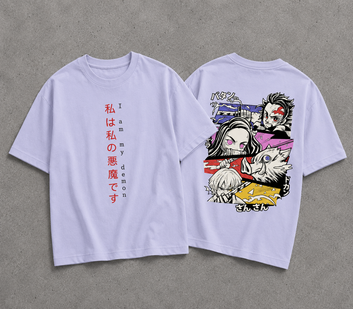 Demon Slayer "I Am My Demon" Oversized Tee