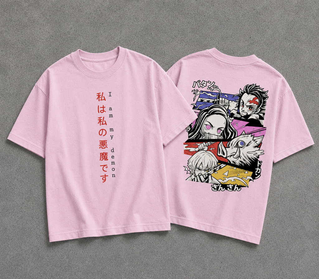 Demon Slayer "I Am My Demon" Oversized Tee