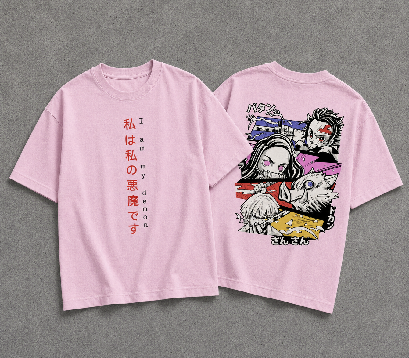 Demon Slayer "I Am My Demon" Oversized Tee