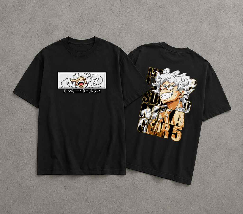 Luffy Gear 5 "The Sun God" Oversized Tee