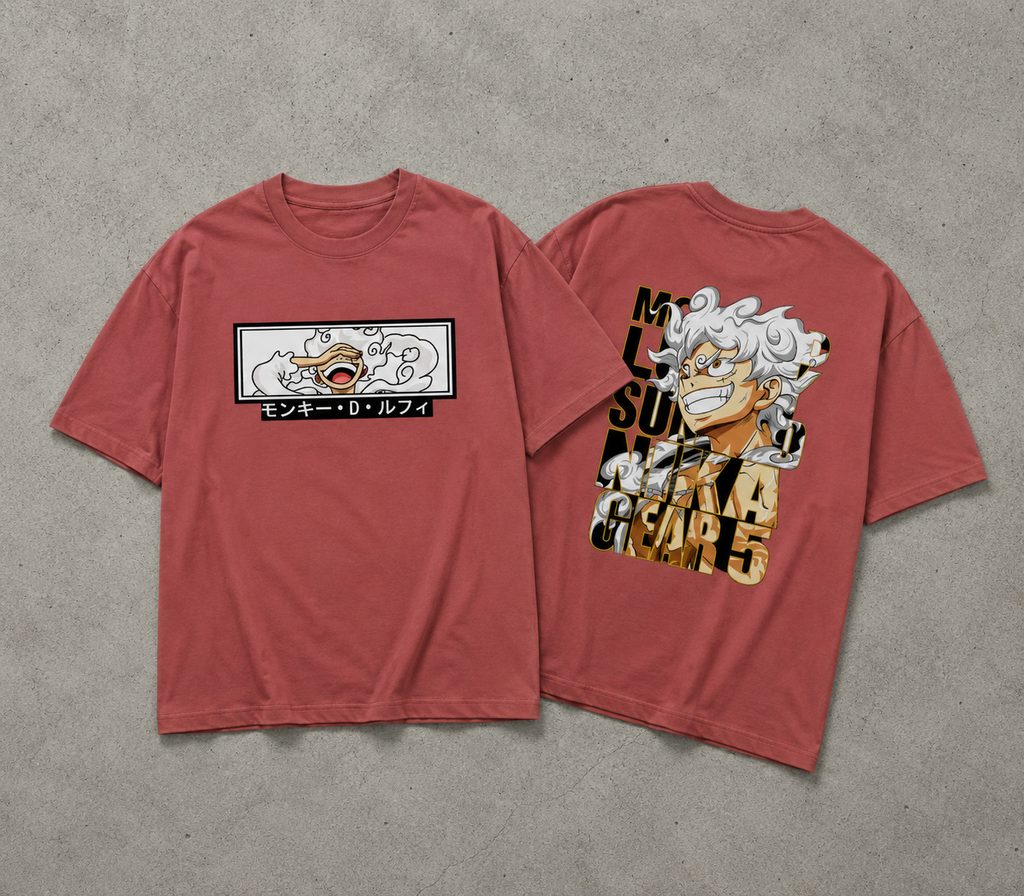 Luffy Gear 5 "The Sun God" Oversized Tee
