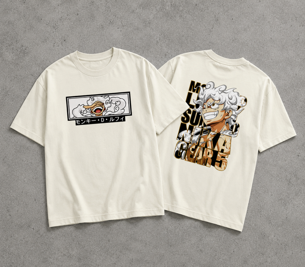 Luffy Gear 5 "The Sun God" Oversized Tee
