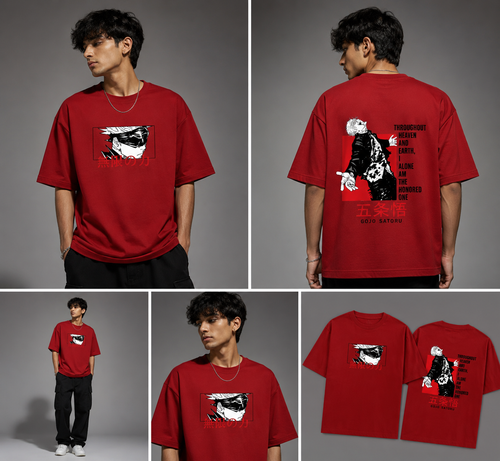 Gojo "Limitless Infinity" Oversized Tee