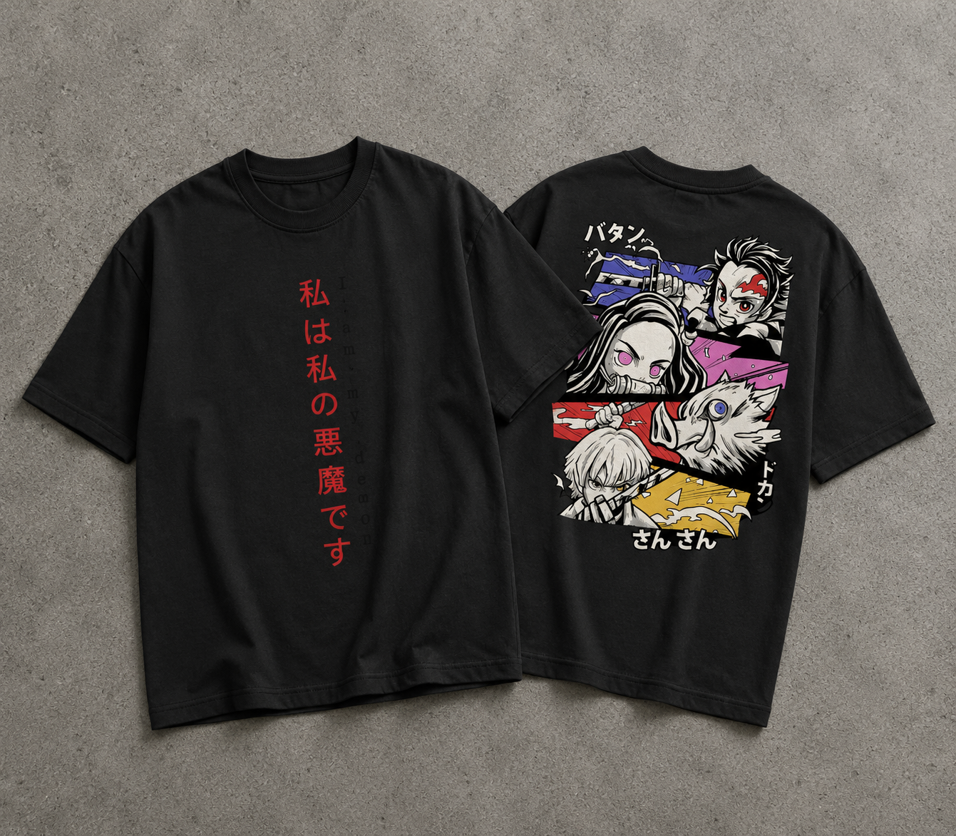 Demon Slayer "I Am My Demon" Oversized Tee