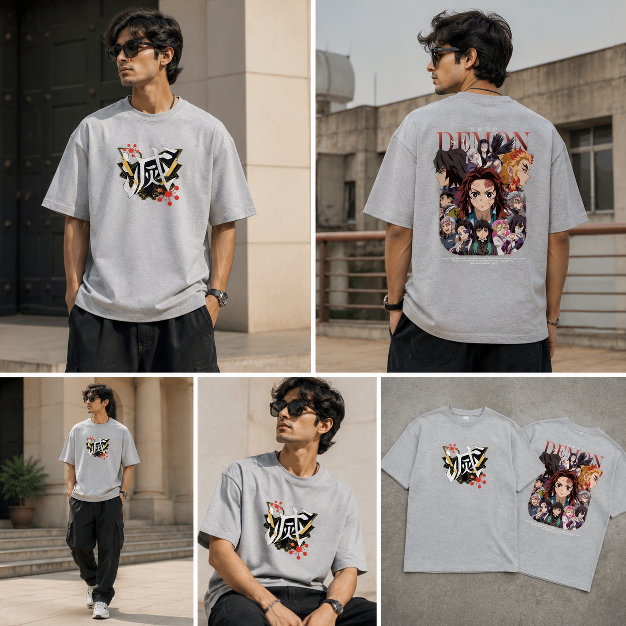 Demon Slayer "Slayer Squad" Oversized Tee