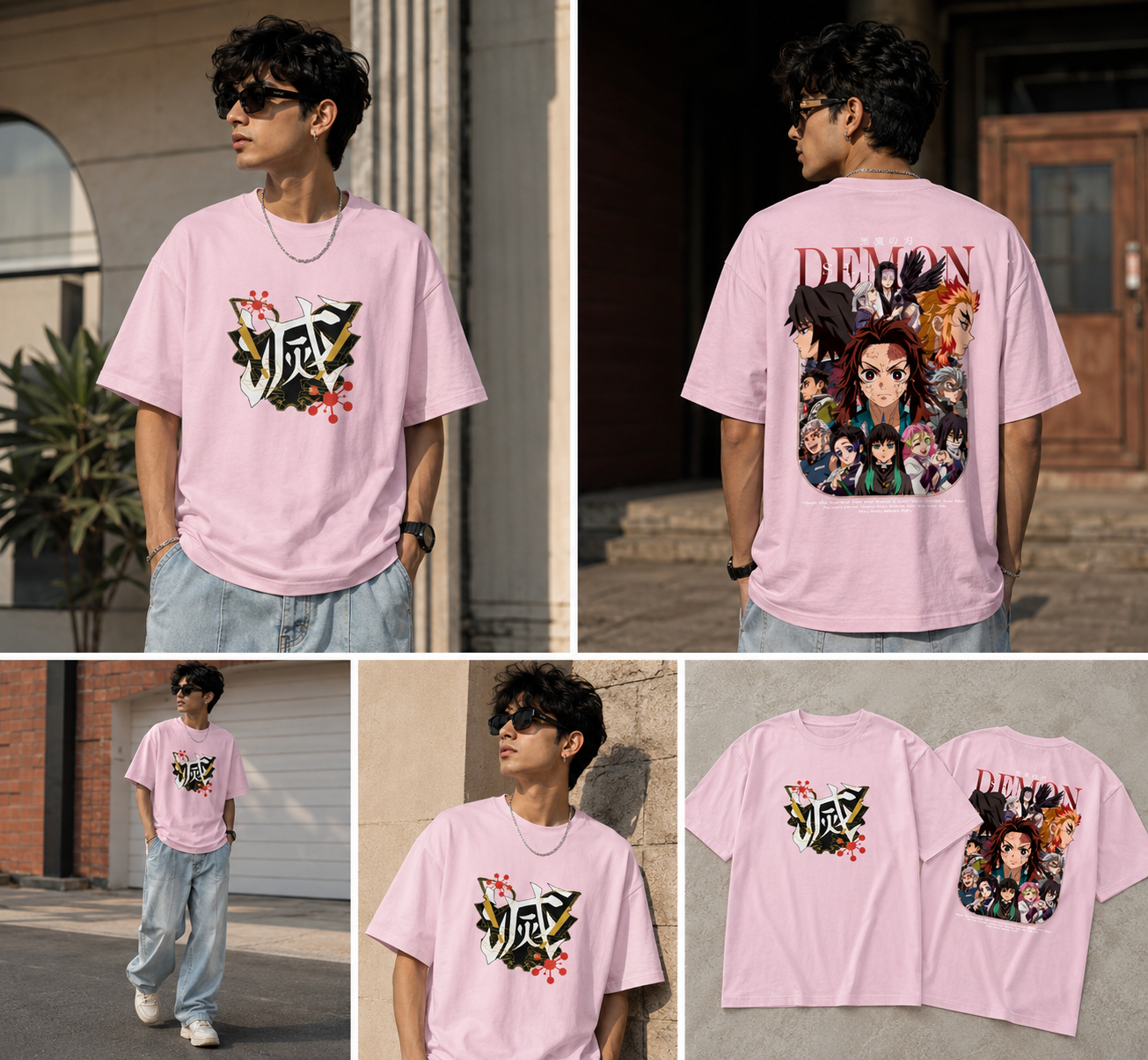 Demon Slayer "Slayer Squad" Oversized Tee