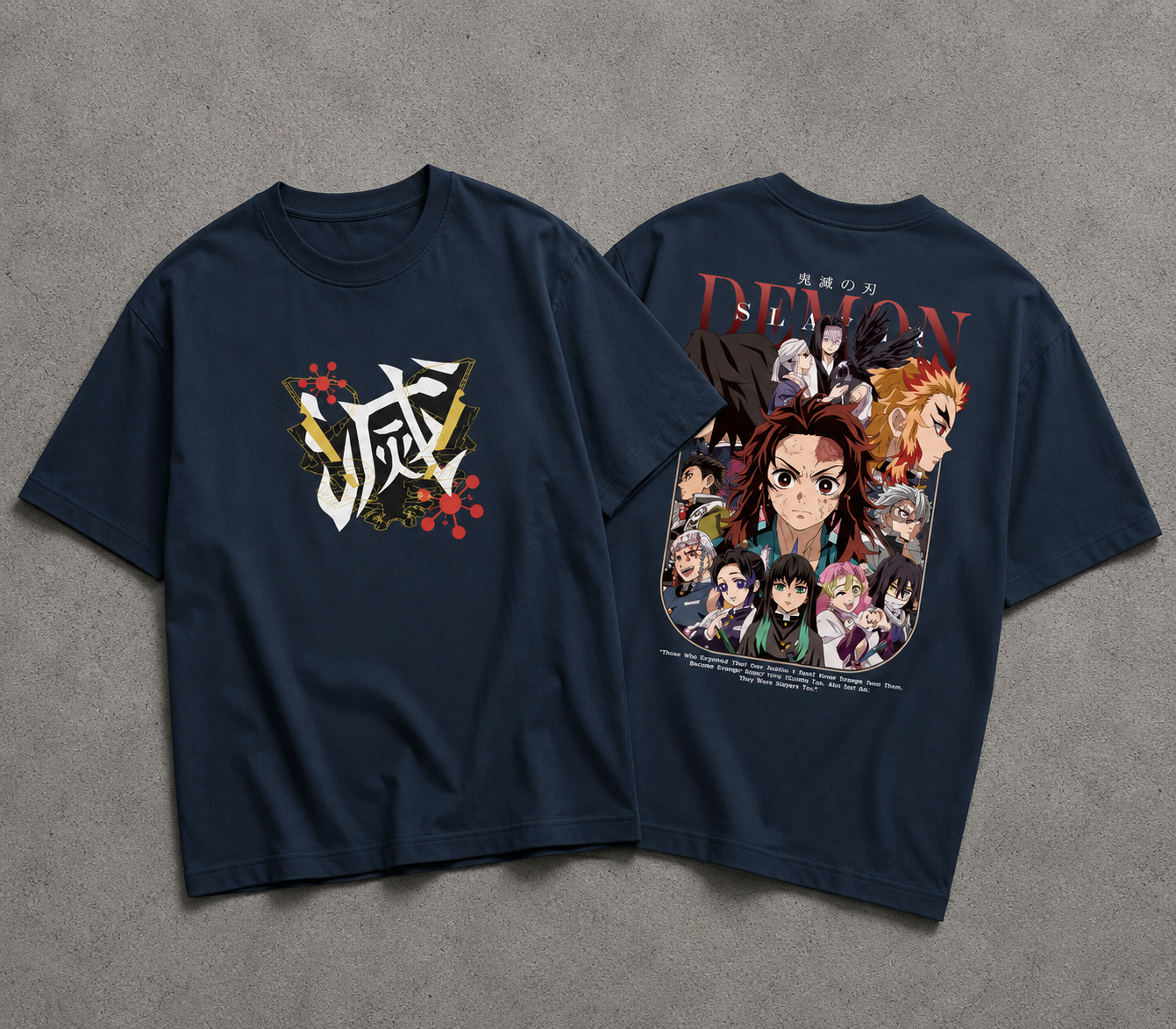 Demon Slayer "Slayer Squad" Oversized Tee