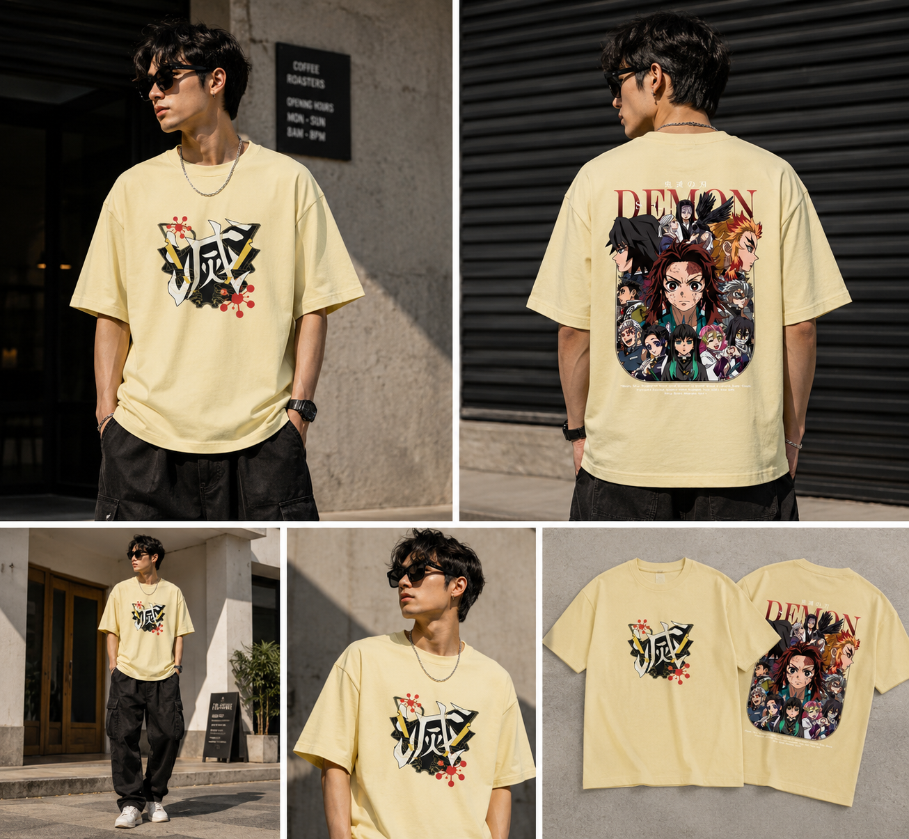 Demon Slayer "Slayer Squad" Oversized Tee