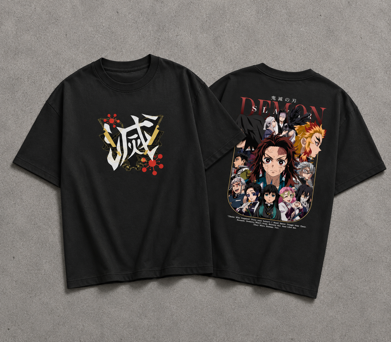 Demon Slayer "Slayer Squad" Oversized Tee