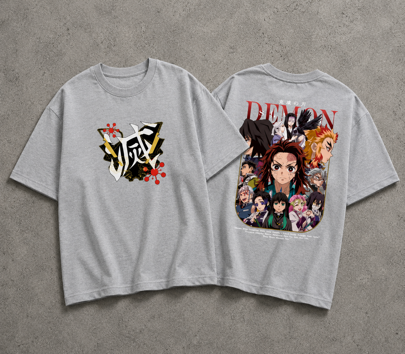 Demon Slayer "Slayer Squad" Oversized Tee