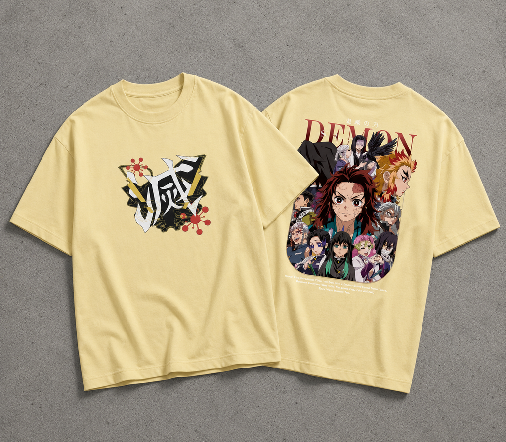 Demon Slayer "Slayer Squad" Oversized Tee