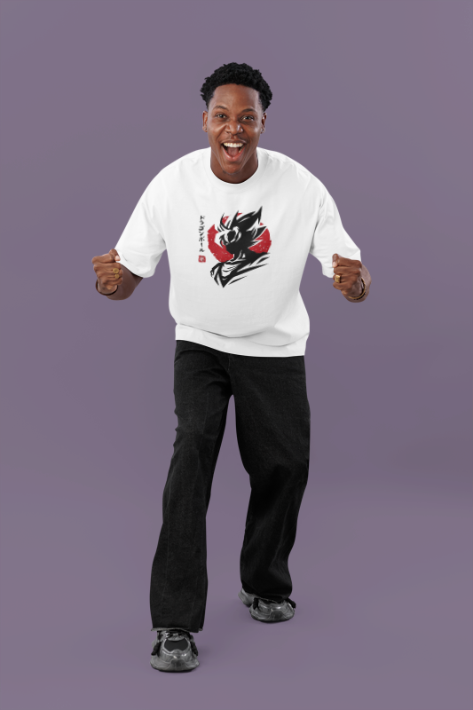 Goku "Ultra Instinct" Divine Aura Oversized Tee