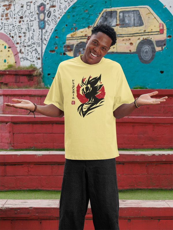 Goku "Ultra Instinct" Divine Aura Oversized Tee
