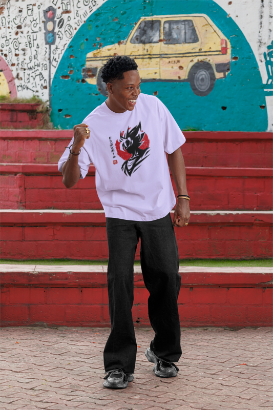 Goku "Ultra Instinct" Divine Aura Oversized Tee