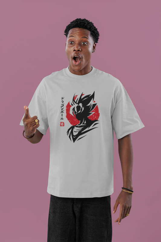 Goku "Ultra Instinct" Divine Aura Oversized Tee