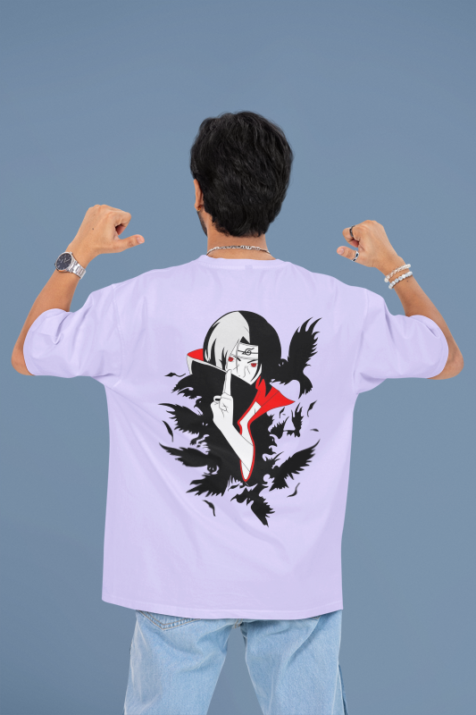 Itachi Uchiha Oversized Anime T-Shirt | Shadow of the Uchiha Clan