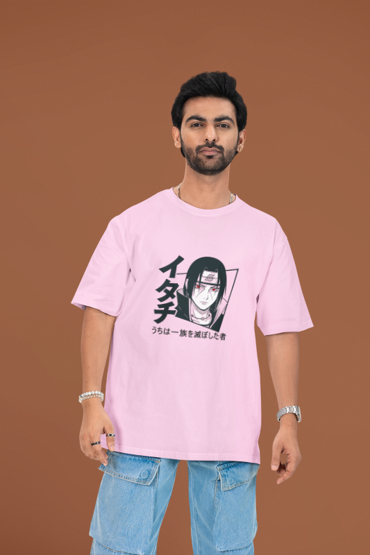 Itachi Uchiha Oversized Anime T-Shirt | Shadow of the Uchiha Clan